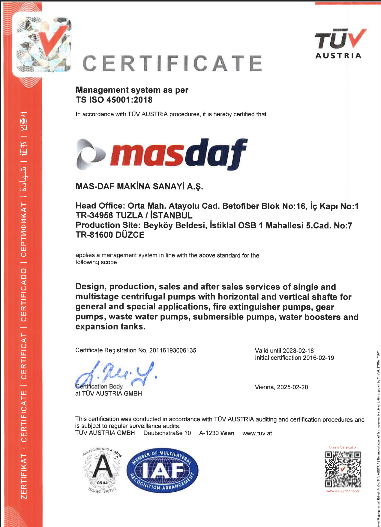 TS EN ISO 45001 (ENG)